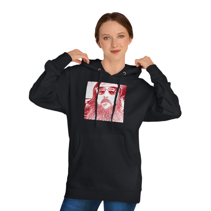 Red Beard Face Hoodie