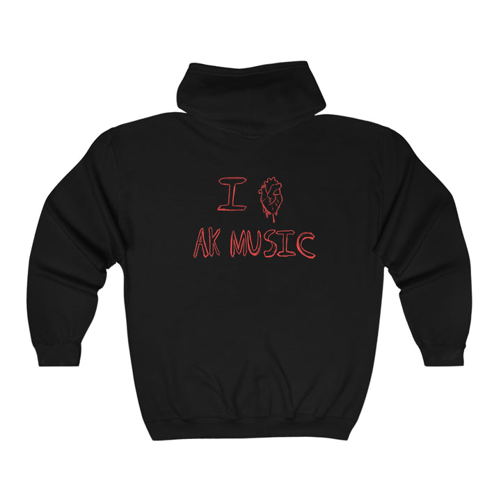 I Heart AK Music Hoodie