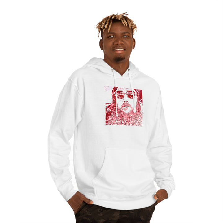 Red Beard Face Hoodie