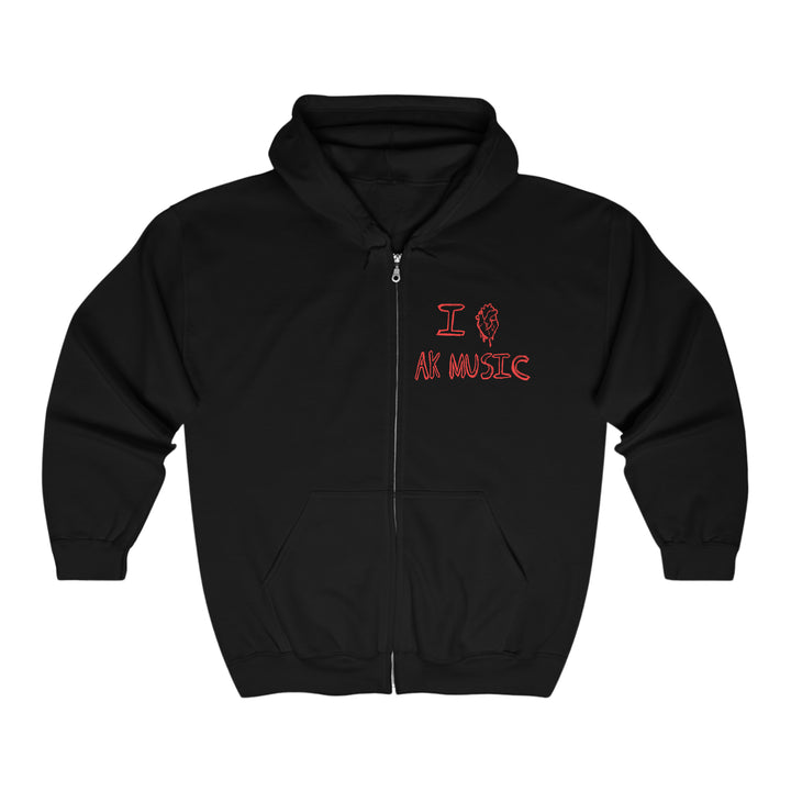 I Heart AK Music Hoodie